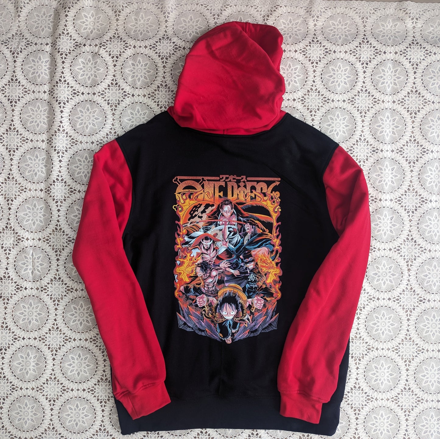 One Piece Hoodie: Red