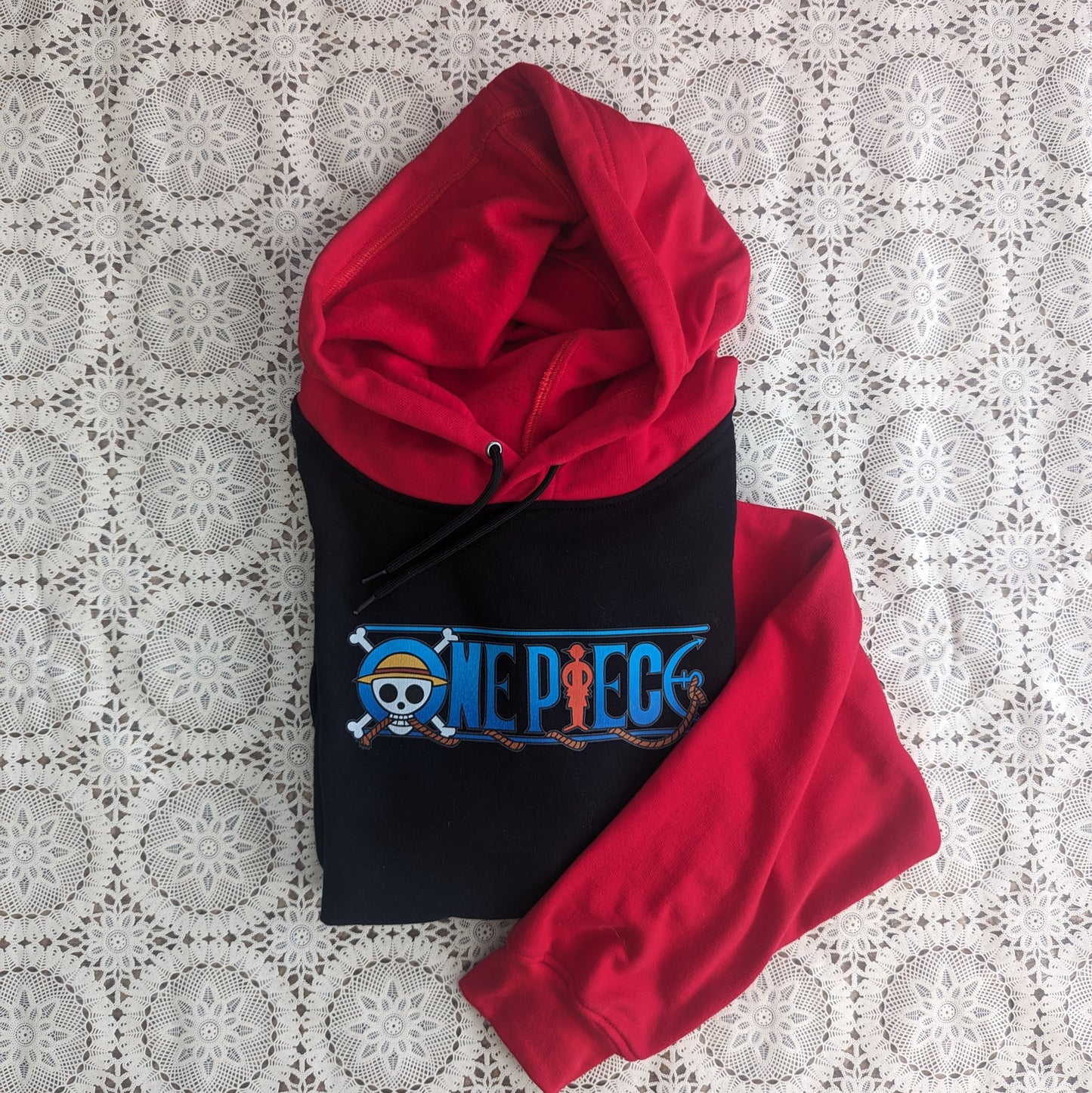 One Piece Hoodie: Red