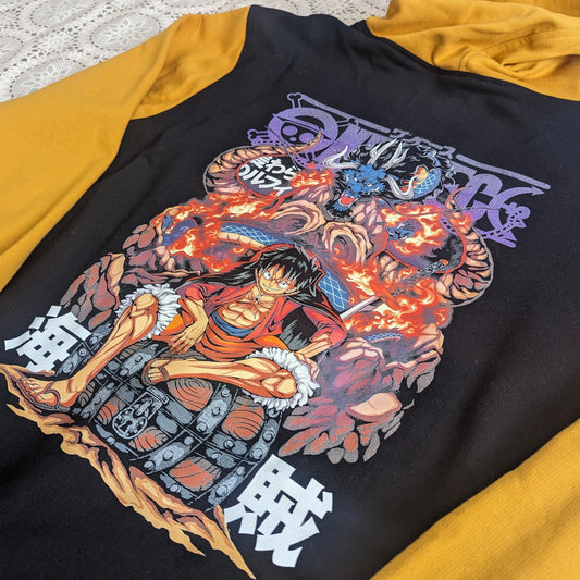 One Piece Hoodie: Mustard 2